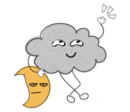 Cloud fun sticker #8319190