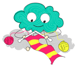 Cloud fun sticker #8319203