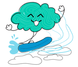 Cloud fun sticker #8319210