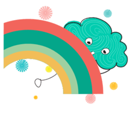 Cloud fun sticker #8319215