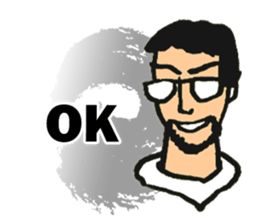 Funny Face&message stickers sticker #8319560