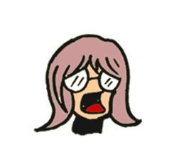 Funny Face&message stickers sticker #8319570