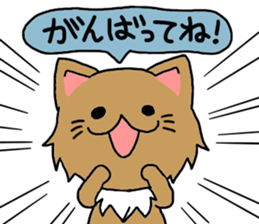 Lovable Longhair Cat sticker #8320752