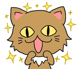 Lovable Longhair Cat sticker #8320775