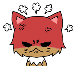 Lovable Longhair Cat sticker #8320780