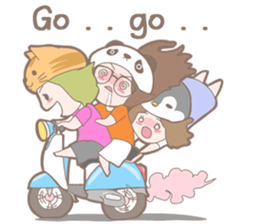 Three Naughty Girl sticker #8320956