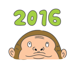 Saruo : 2016, The Year of the Monkey sticker #8321152
