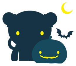 Halloween with Jokukuma, the Space Bear sticker #8321409