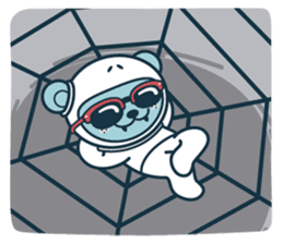 Halloween with Jokukuma, the Space Bear sticker #8321417