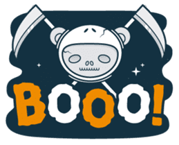 Halloween with Jokukuma, the Space Bear sticker #8321423