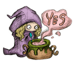 Witch and other things sticker #8321950
