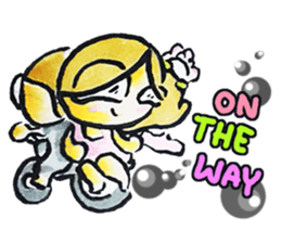 Vaenklom little girl so cute sticker #8323273