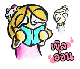 Vaenklom little girl so cute sticker #8323293