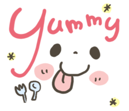 Drooping eyes of emoticons sticker #8323343