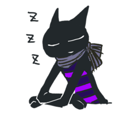 Muffler  Cat sticker #8324391