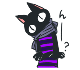 Muffler  Cat sticker #8324394