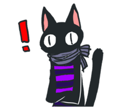 Muffler  Cat sticker #8324396