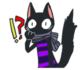 Muffler  Cat sticker #8324397