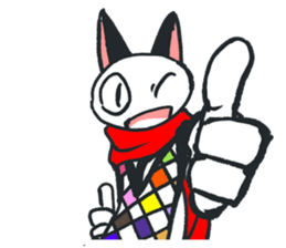 Muffler  Cat sticker #8324404