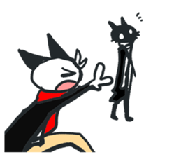 Muffler  Cat sticker #8324413