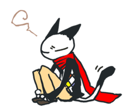 Muffler  Cat sticker #8324416