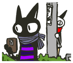 Muffler  Cat sticker #8324417