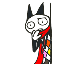 Muffler  Cat sticker #8324419