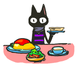 Muffler  Cat sticker #8324424