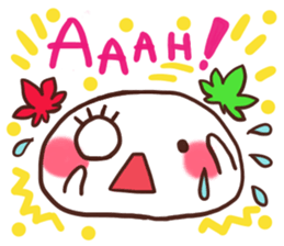 Daifuku Kaepii and siratama-kun sticker #8325430