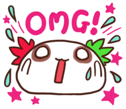 Daifuku Kaepii and siratama-kun sticker #8325432