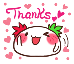 Daifuku Kaepii and siratama-kun sticker #8325437