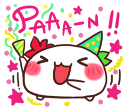 Daifuku Kaepii and siratama-kun sticker #8325438