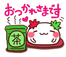 Daifuku Kaepii and siratama-kun sticker #8325439