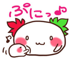 Daifuku Kaepii and siratama-kun sticker #8325446