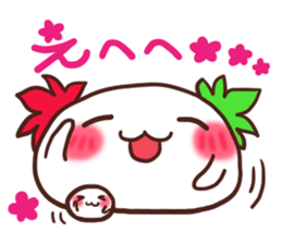 Daifuku Kaepii and siratama-kun sticker #8325452