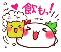 Daifuku Kaepii and siratama-kun sticker #8325456