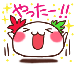 Daifuku Kaepii and siratama-kun sticker #8325461