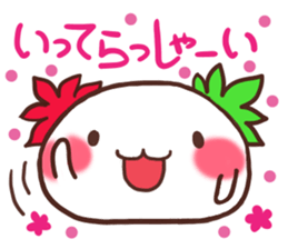Daifuku Kaepii and siratama-kun sticker #8325464