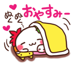 Daifuku Kaepii and siratama-kun sticker #8325467