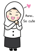 Jasmin Muslimah Student sticker #8325916
