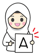 Jasmin Muslimah Student sticker #8325919