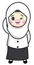 Jasmin Muslimah Student sticker #8325930