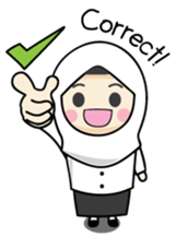 Jasmin Muslimah Student sticker #8325931