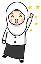 Jasmin Muslimah Student sticker #8325946