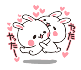 love-rabbit 5 sticker #8326030