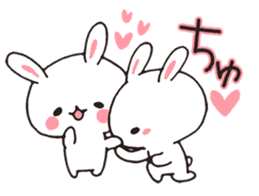 love-rabbit 5 sticker #8326033