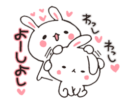 love-rabbit 5 sticker #8326040