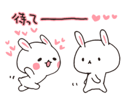 love-rabbit 5 sticker #8326042