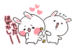 love-rabbit 5 sticker #8326044