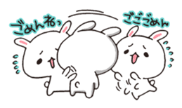 love-rabbit 5 sticker #8326045